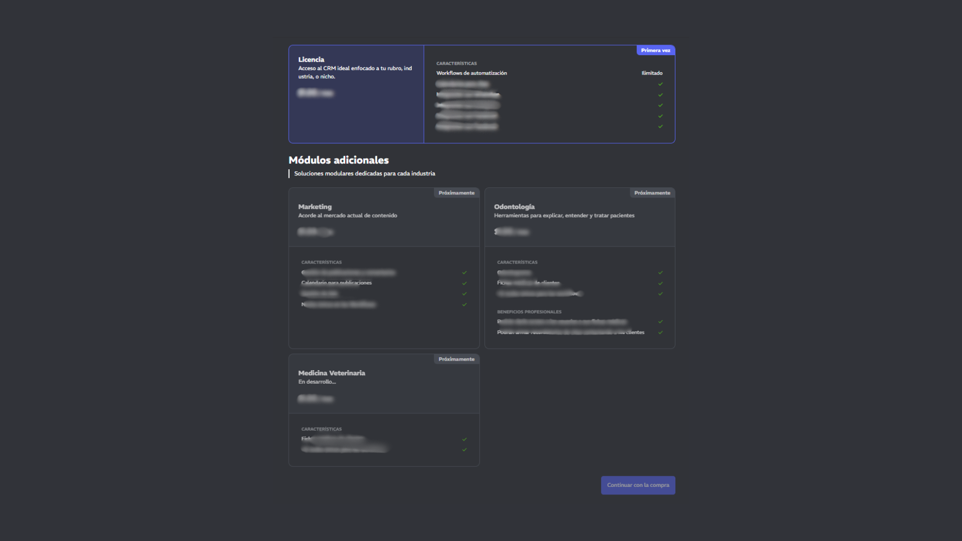Módulos Especializados